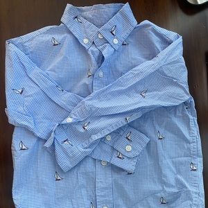 Janie and Jack EUC 3t sailboat shirt